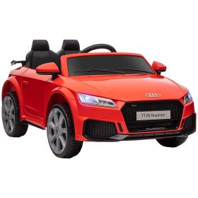 Aosom Licensed Audi TT RS 6V Kids Electric Toy Car, Ride On with 2 Speeds, Headlight, Music, Remote Control, Red
