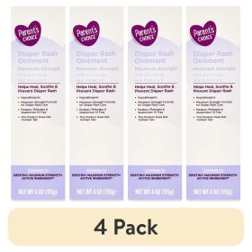 (4 pack) Parent's Choice Diaper Rash Ointment, 40% Zinc Oxide, 4oz