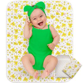 Baby Changing Mat 31.5 x 25.5 inch Waterproof Portable Travel Changing Pad Wipeable Liners with Reinforced Double Seams Change Diaper On The Go F