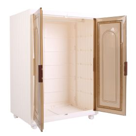 1-Cube Cell Small Wardrobe Closet Kids Wardrobe Clear Wardrobe Closet for Hanging Clothes Stackable Storage Cabinet with Magnetic Design for Livi