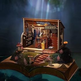 ROBOTIME DIY Miniature Dollhouse Mystic Archives Series Diorama Craft Kit DG155-157 (Option: DG155)