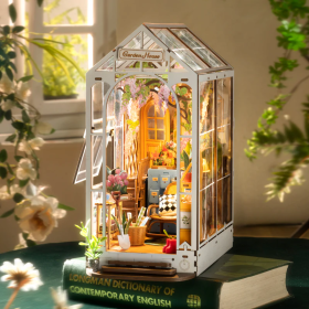 Rolife Holiday Garden House DIY Book Nook Kit, Only Supports TK And Independent Sites (Option: Garden House)