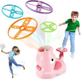 Outdoor Toys for Kids Ages 4-8: Elephant Butterfly Catching Game - Toddler Chasing Toy 3 4 5 6 7 Year Old Boys Girl Flying Spinner Toy Disc Rocke (Color: Fantastic Green)