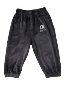 Cotton pants Autumn and winter baby boys' and girls' golden velvet lantern pants (Color: Grey, size: 100cm)