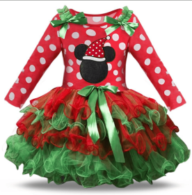 Christmas Baby Girl Dress Toddler Kid Tutu New Year Costume Girl Dress (Sise: 80cm, Color: style 2)