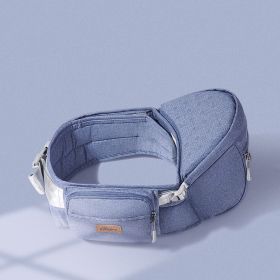 SUNVENO Baby Hipseat Carrier, Ergonomic Hip Seat for Mom Lightweight Certified Fabrics Soft Carrier for Newborns, Toddlers, Children, 6-48 lbs, G (Color: Blue)