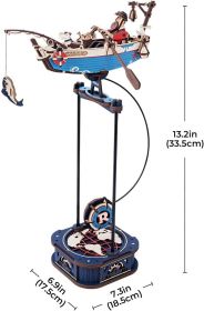 ROKR 3D Wooden Puzzle Kit - Gravity Swing Series Gladiator Fighter With Moving Mechanism, Challenging DIY Building Project For Adult Model Enthus (Option: MCD02)